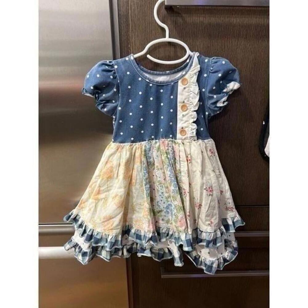 SweethoneyโDressโ short sleeveโfloralโ4T